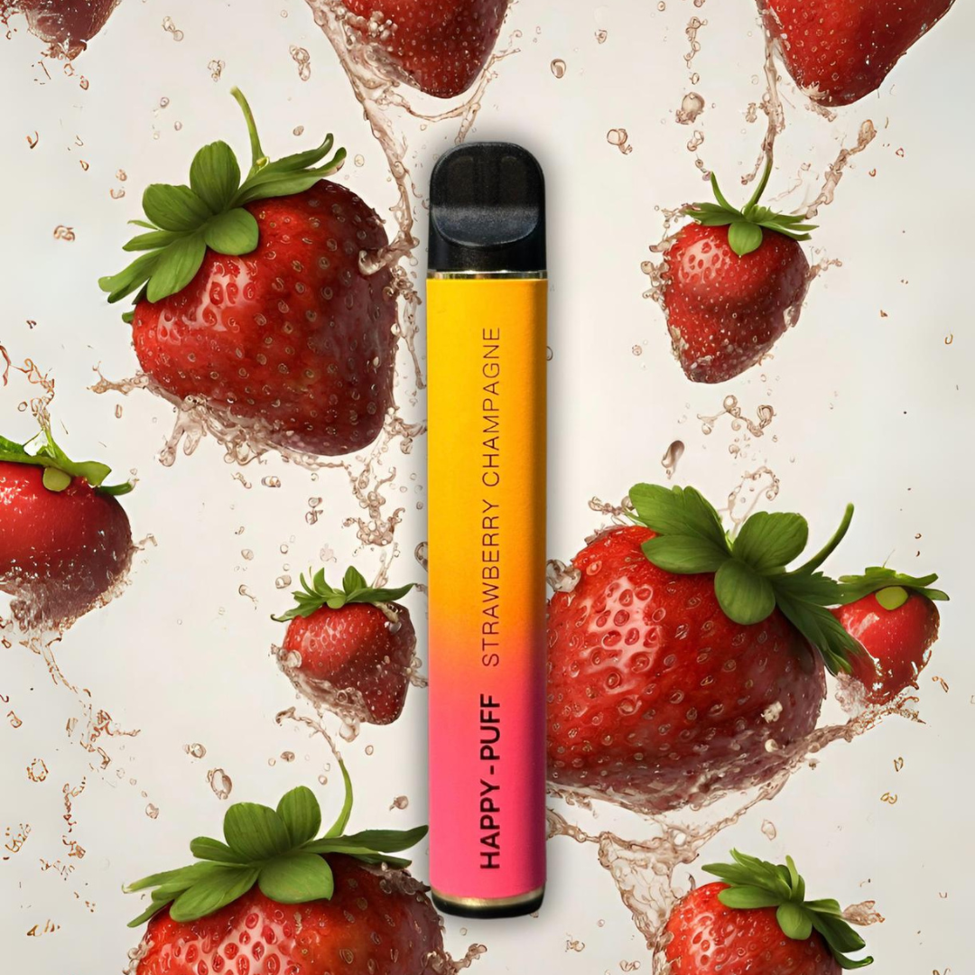 HAPPY-PUFF Strawberry Champagne