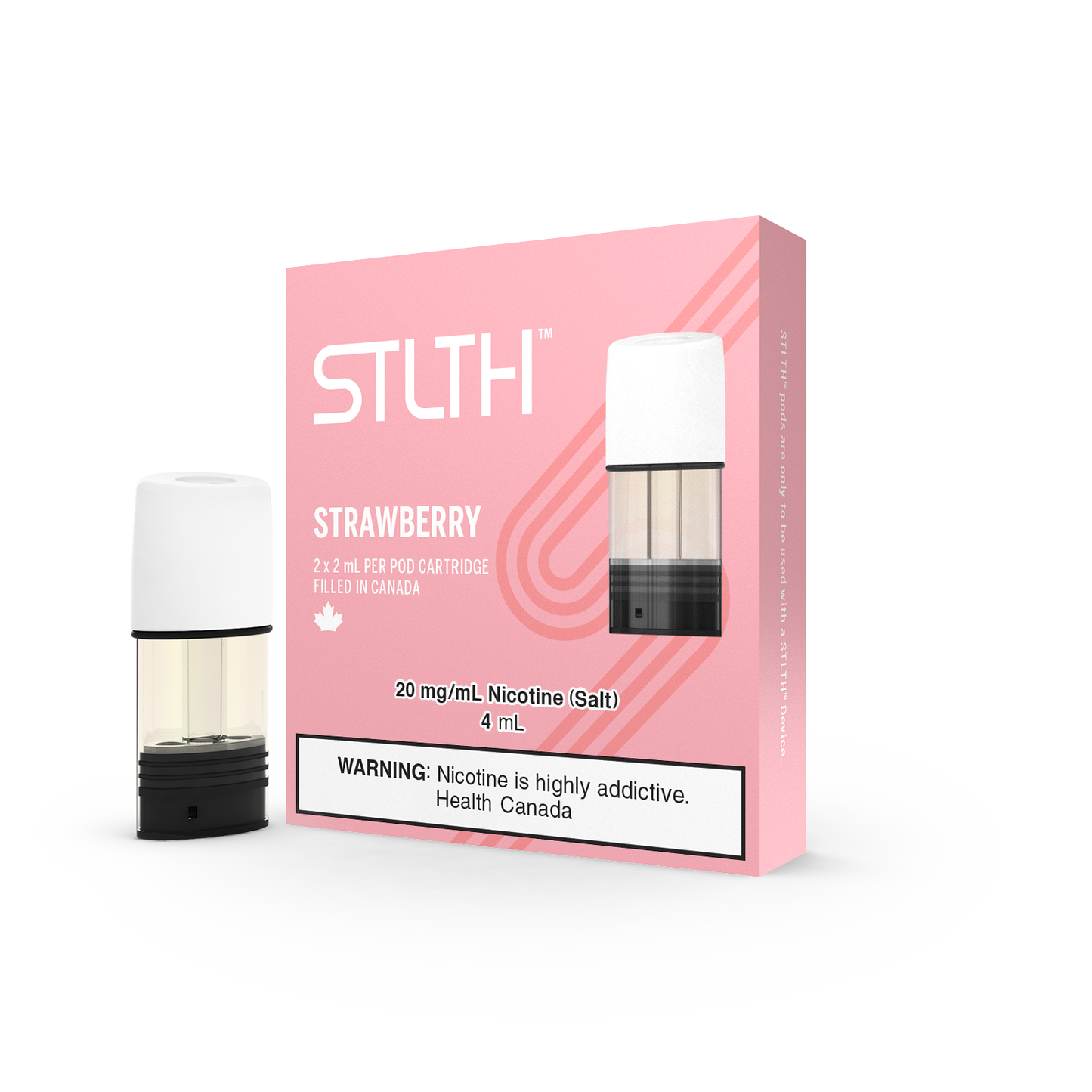 STLTH Pod Strawberry (0mg oder 20mg Nikotin)